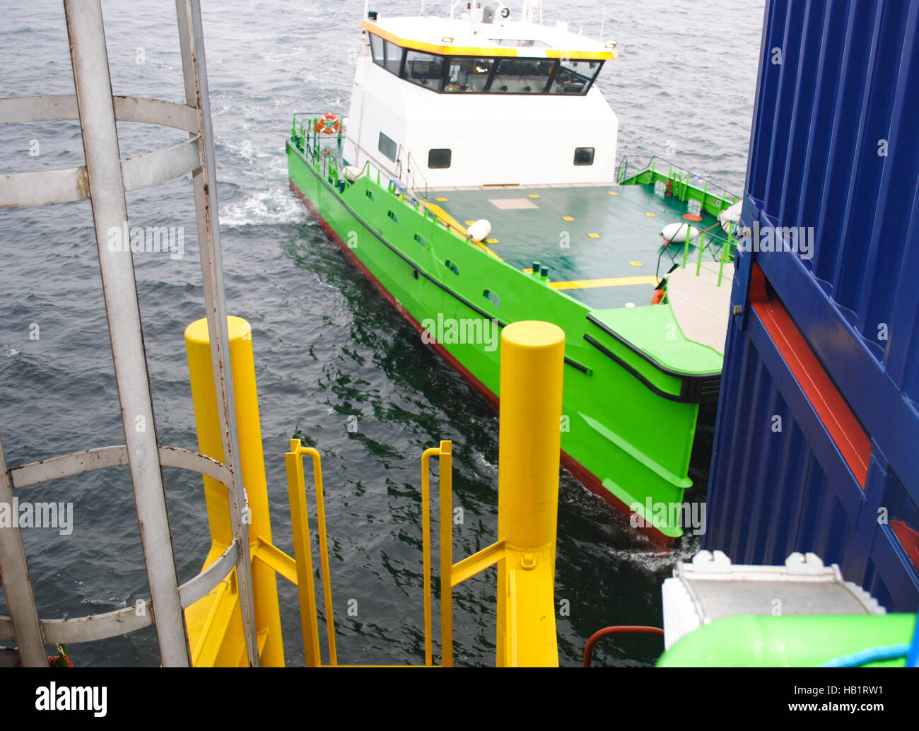 Wind farm offshore Stock Photo Alamy