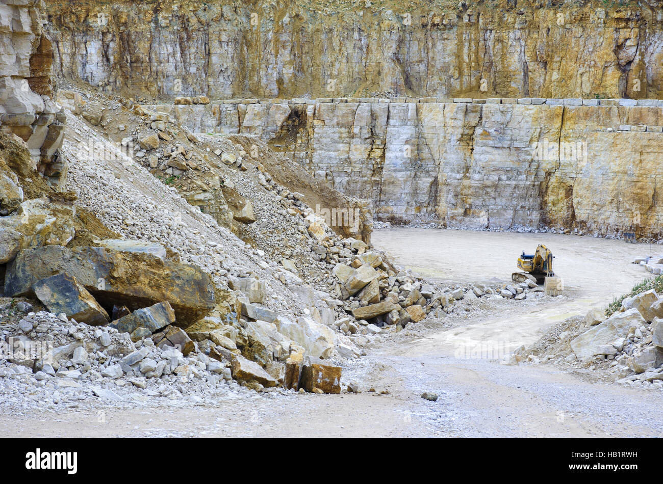 quarry and mining in Bavaria Stock Photo
