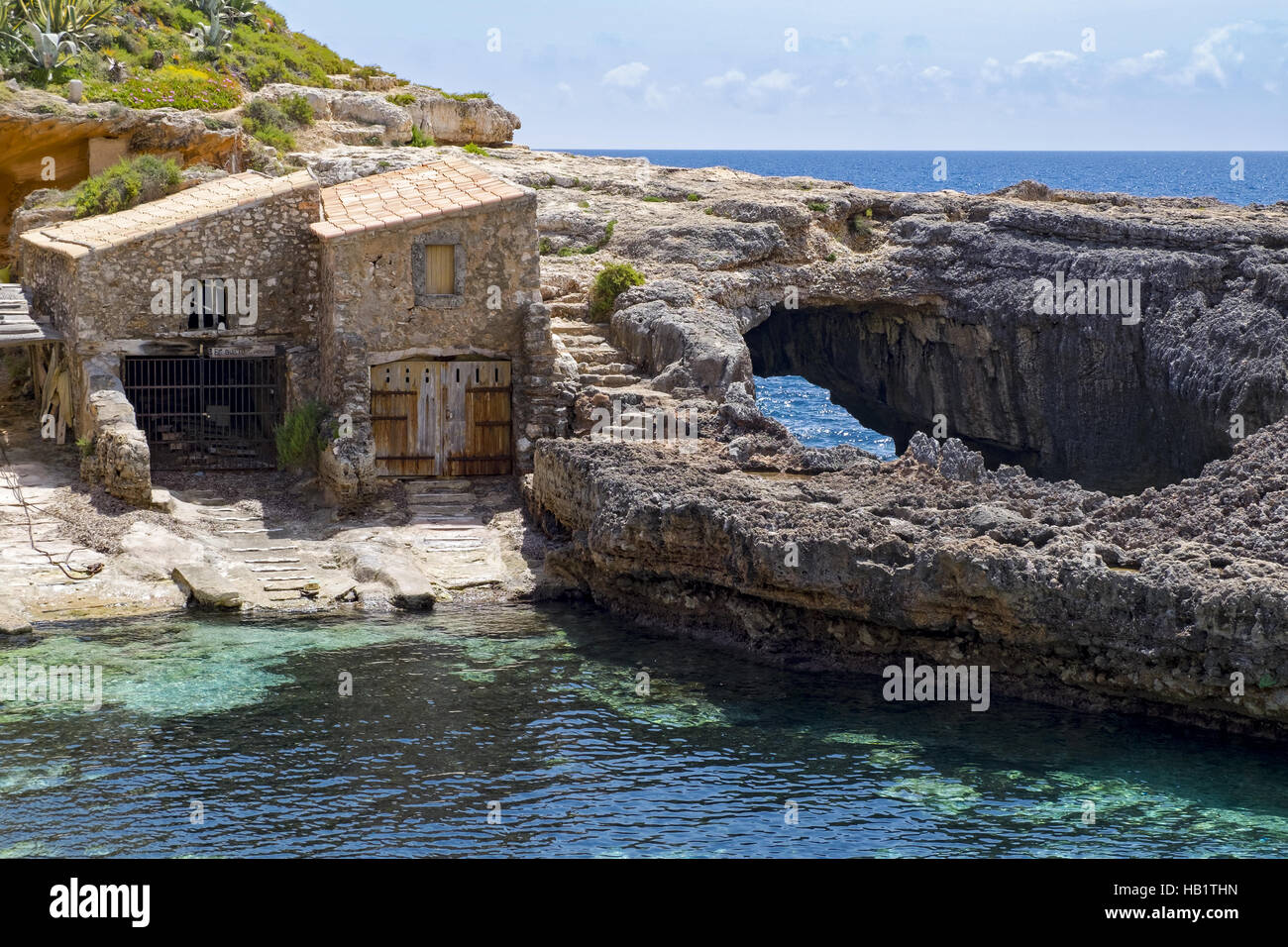Cala de s'Almonia Stock Photo