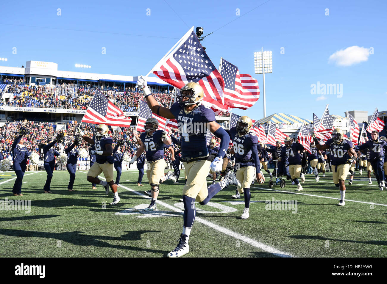 Annapolis Maryland Usa 3rd Dec 2016 Navys Football