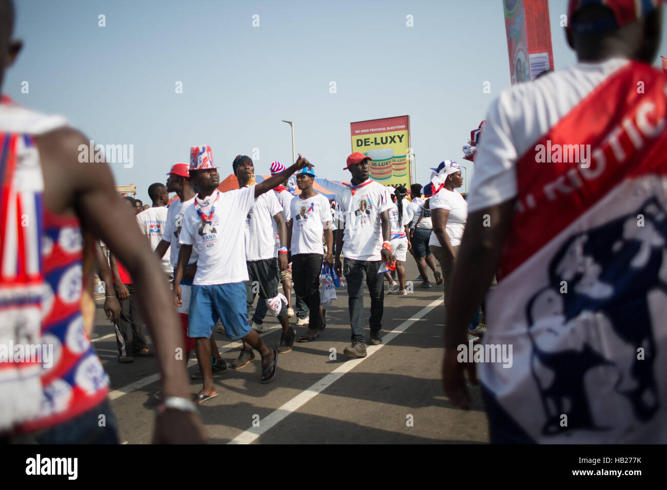 Accra, Ghana. 4th Dec, 2016. The Npp hold a Rally for thousands of ...