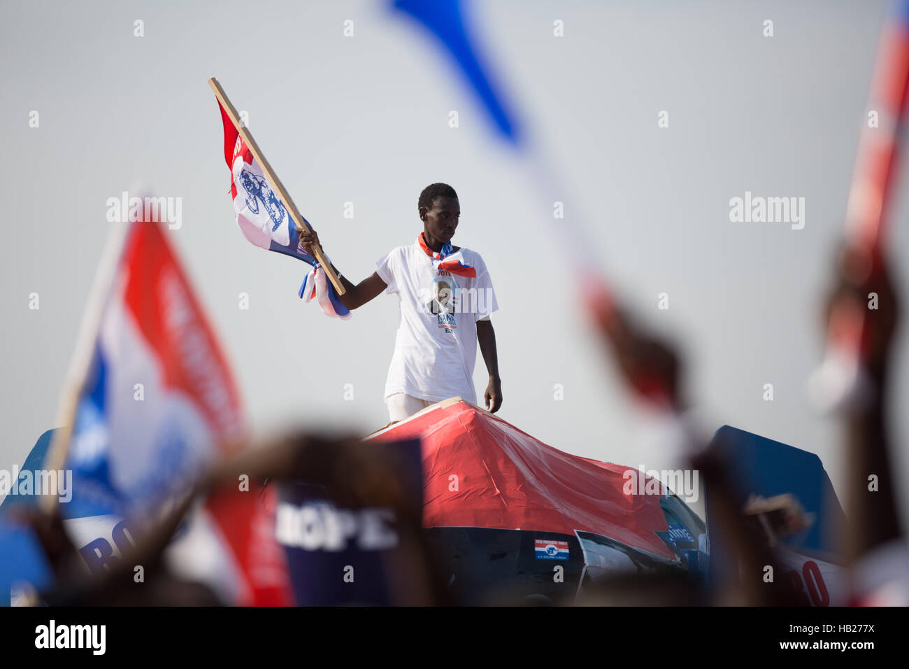 Accra, Ghana. 4th Dec, 2016. The Npp hold a Rally for thousands of ...