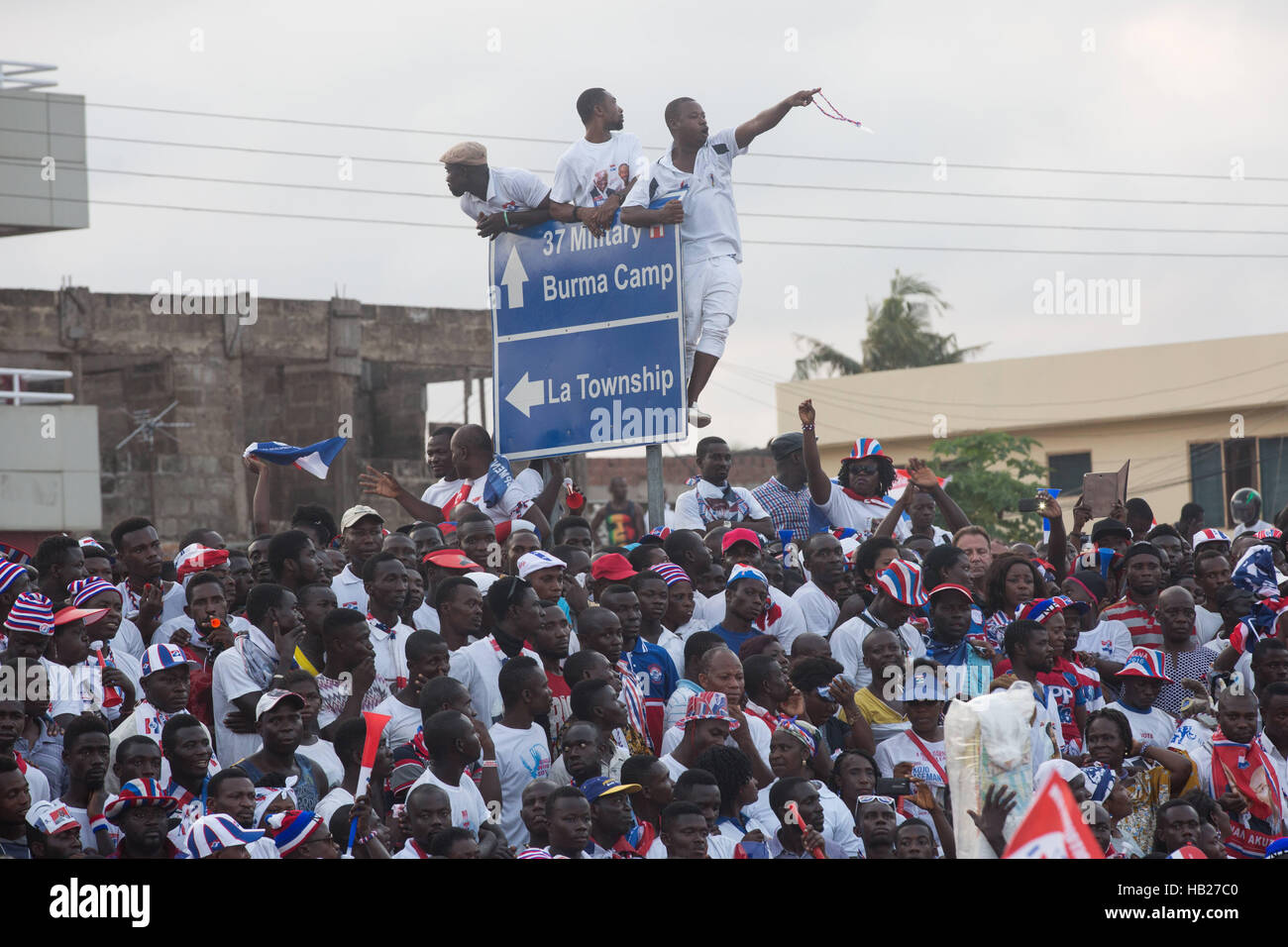 Accra, Ghana. 4th Dec, 2016. The Npp hold a Rally for thousands of ...