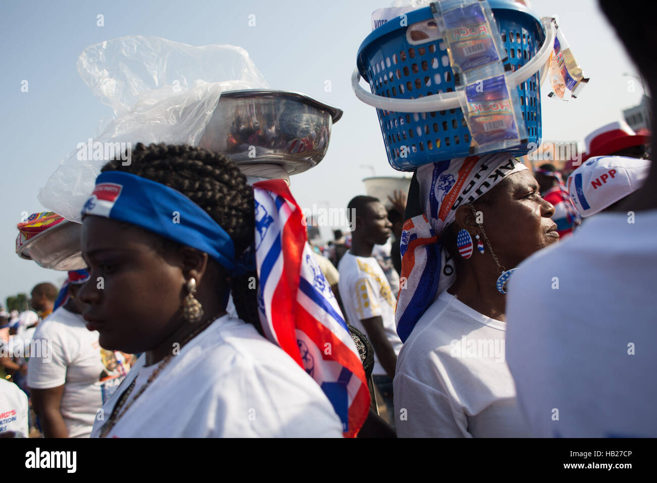 Accra, Ghana. 4th Dec, 2016. The Npp hold a Rally for thousands of ...
