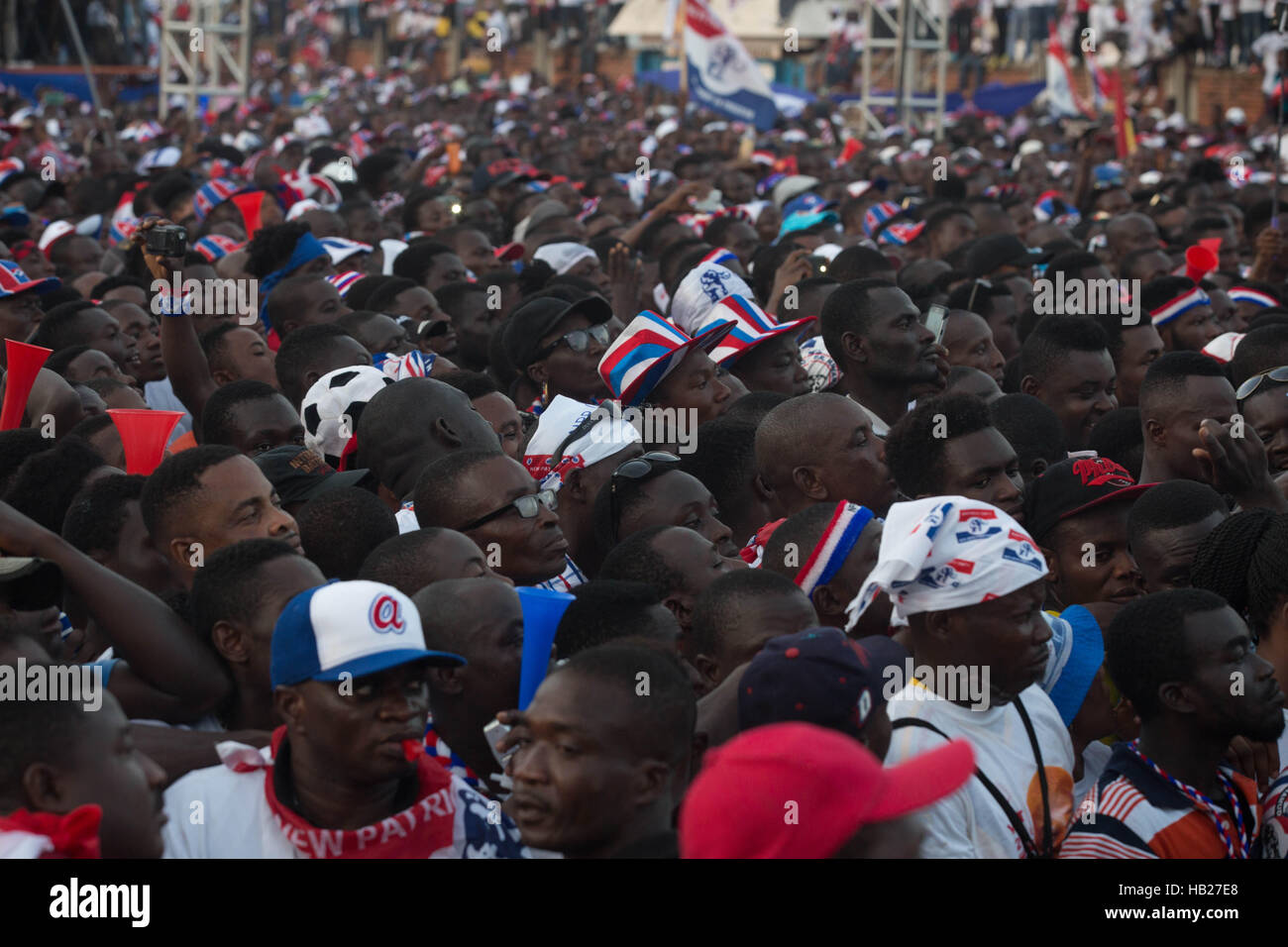 Accra, Ghana. 4th Dec, 2016. The Npp hold a Rally for thousands of ...