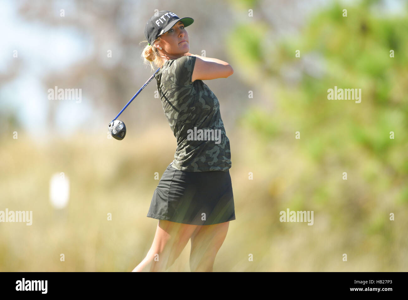 Daytona Beach, Florida, USA. 4th Dec, 2016. Jaye Marie Green during the final round of LPGA Q-School Stage 3 on the Hills Course at LPGA International in Daytona Beach, Florida on Dec. 4, 2016.ZUMA Press/Scott A. Miller Credit:  Scott A. Miller/ZUMA Wire/Alamy Live News Stock Photo