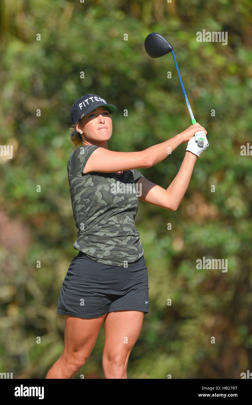 Daytona Beach, Florida, USA. 4th Dec, 2016. Jaye Marie Green during the final round of LPGA Q-School Stage 3 on the Hills Course at LPGA International in Daytona Beach, Florida on Dec. 4, 2016.ZUMA Press/Scott A. Miller Credit:  Scott A. Miller/ZUMA Wire/Alamy Live News Stock Photo