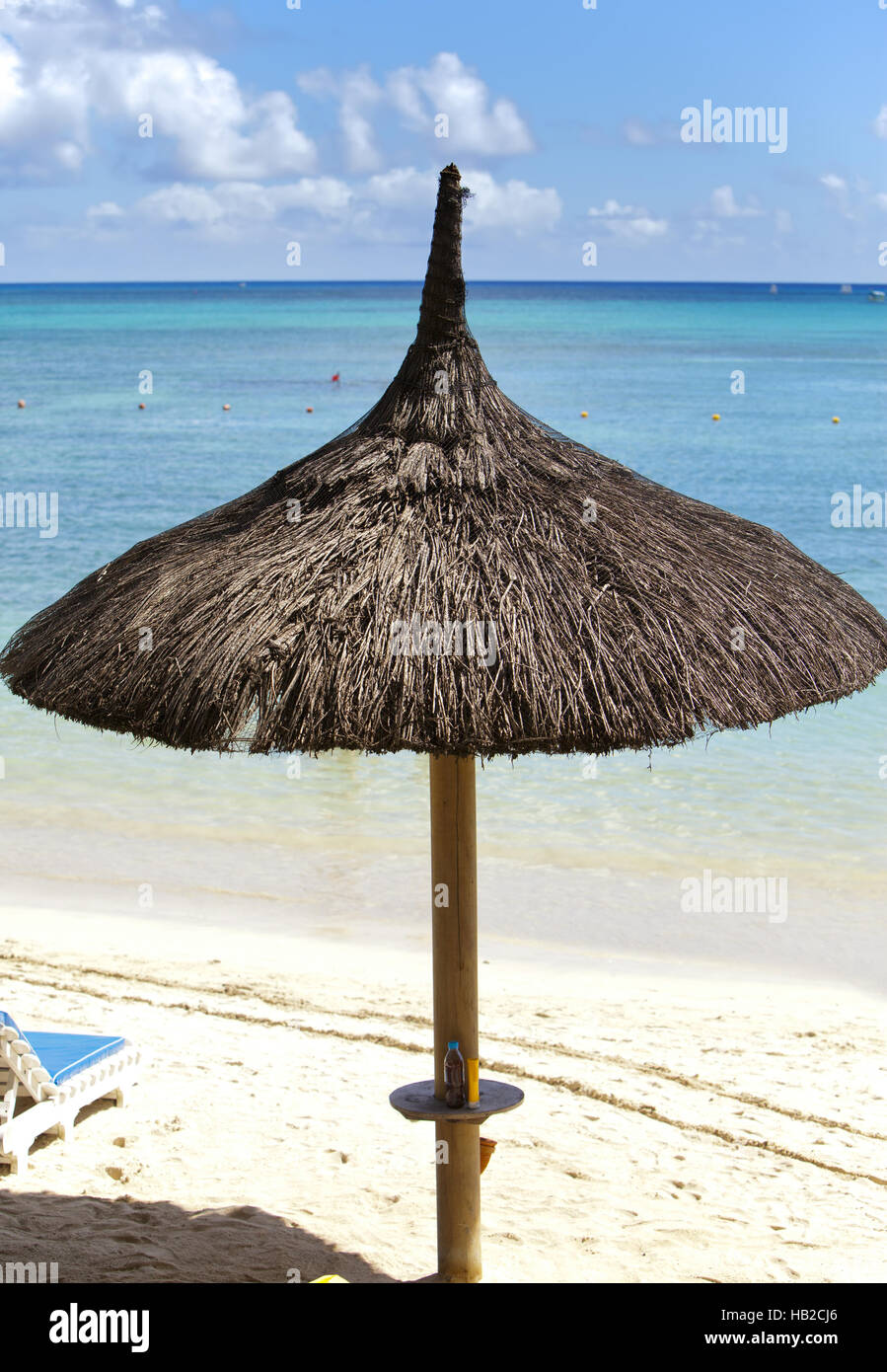 Sun-protection umbrellas Stock Photo