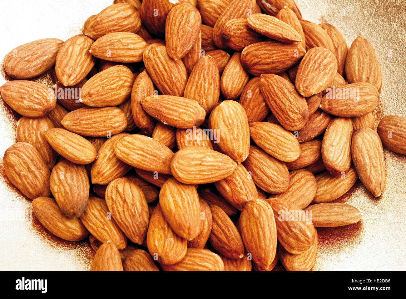 Whole almonds with skin Stock Photo Alamy