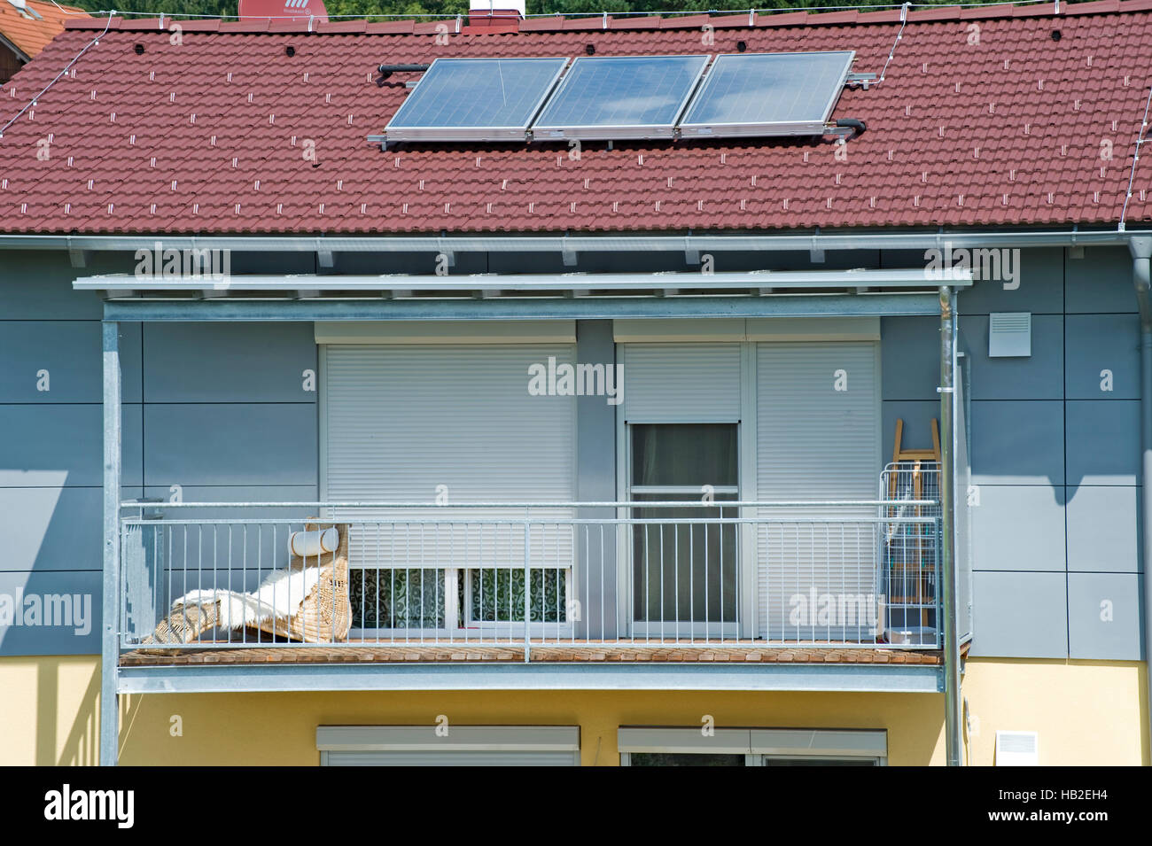 Balcony of a residential building Stock Photo - Alamy