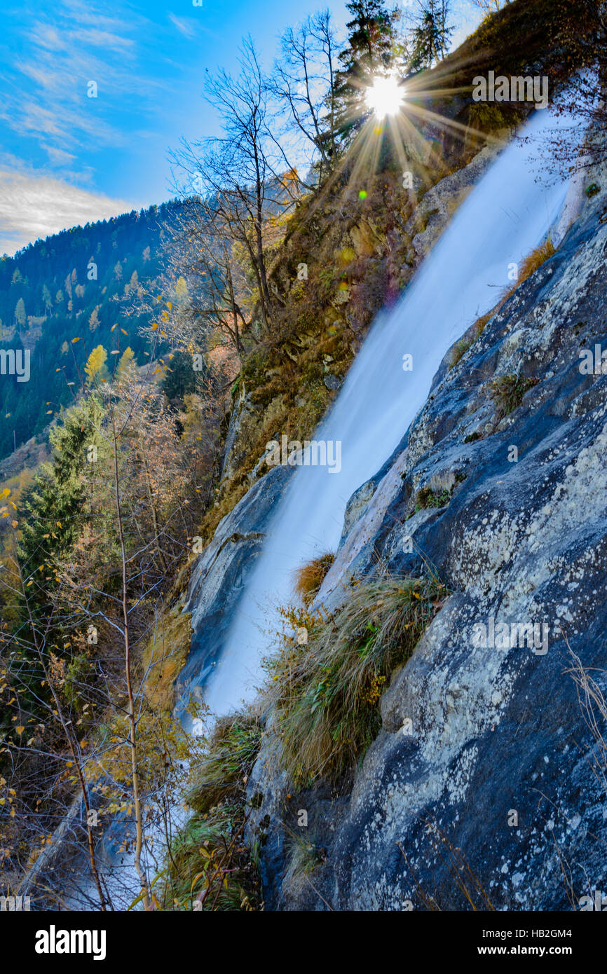 Partschingser Wasserfall Stock Photo