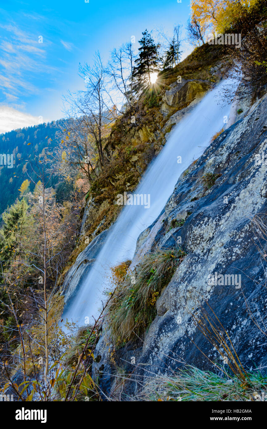 Partschingser Wasserfall Stock Photo