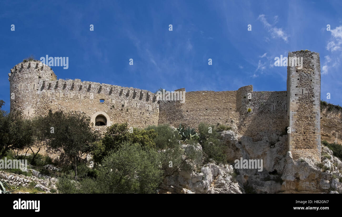 Castell de Santueri Stock Photo Alamy