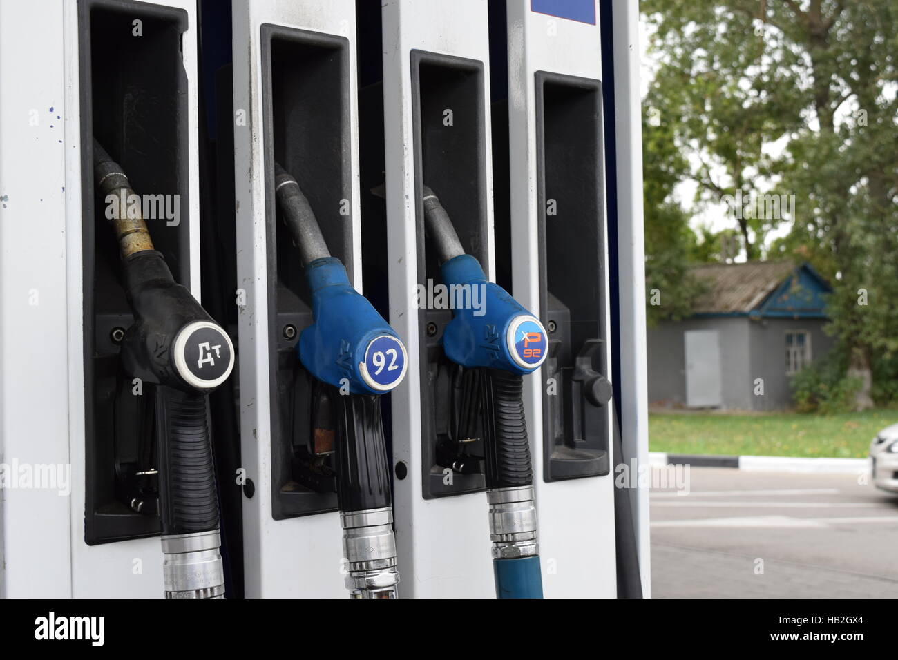 Automobile gas TNK Stock Photo Alamy