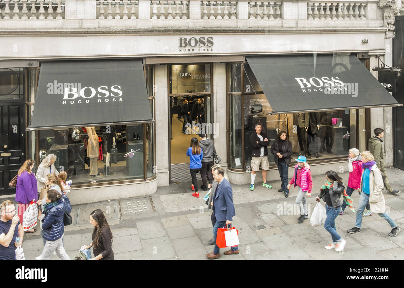 boss store, regent street Stock Photo Alamy
