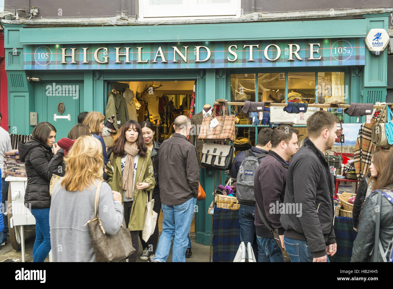 highland store, portobello road market Stock Photo