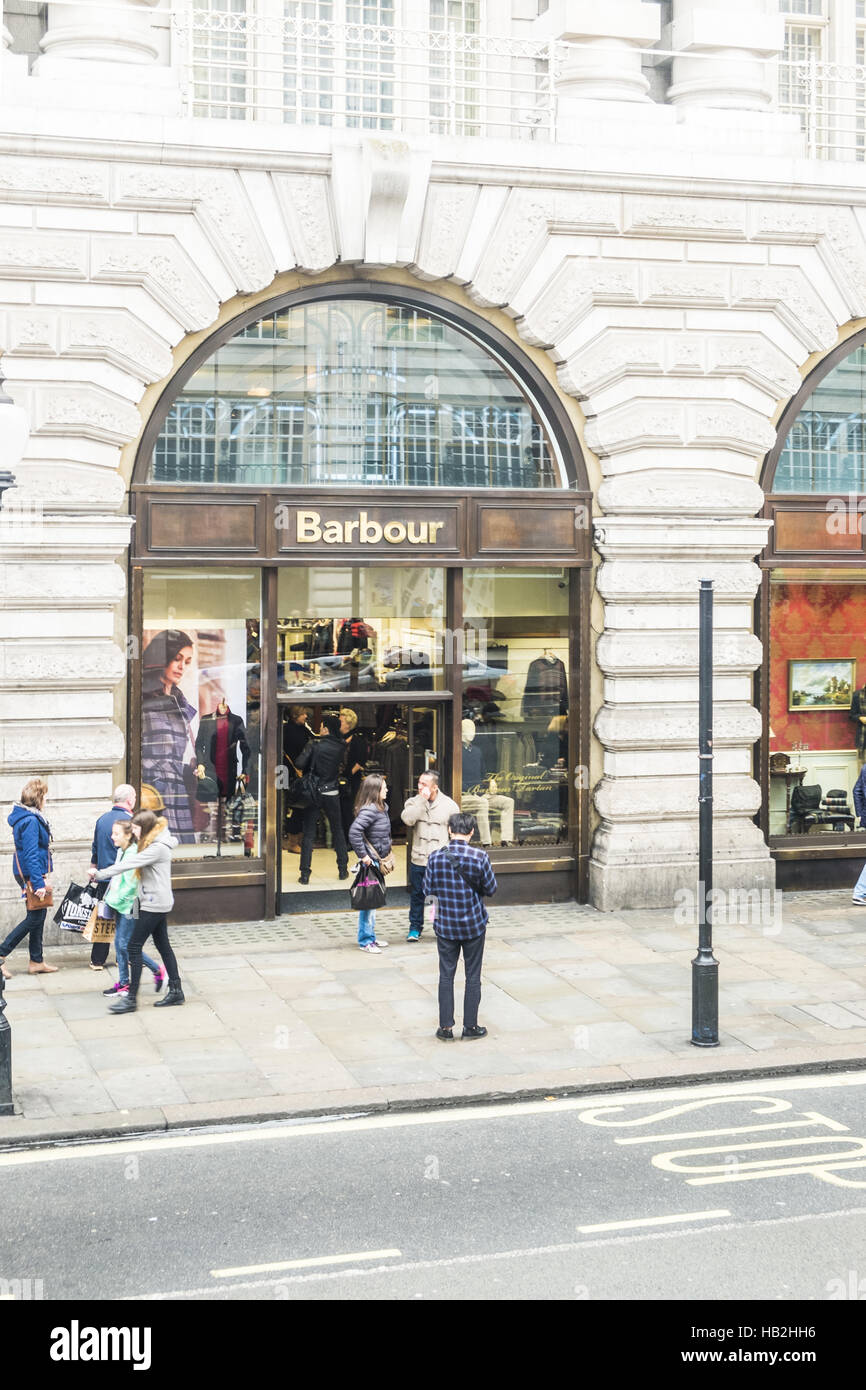 barbour shop oxford street