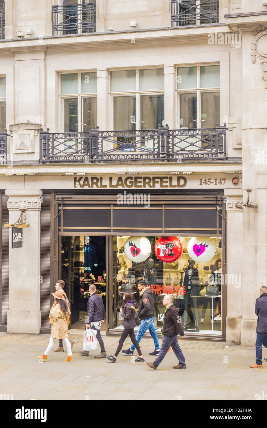 karl lagerfeld store Stock Photo Alamy