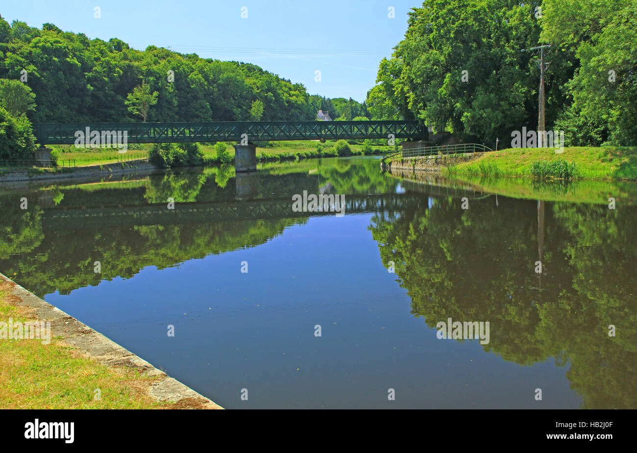 NantesBrest canal, France Stock Photo Alamy