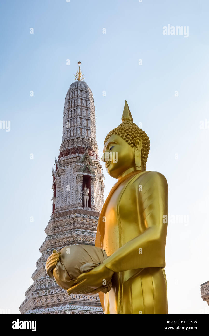 wat arun in bangkok of thailand Stock Photo