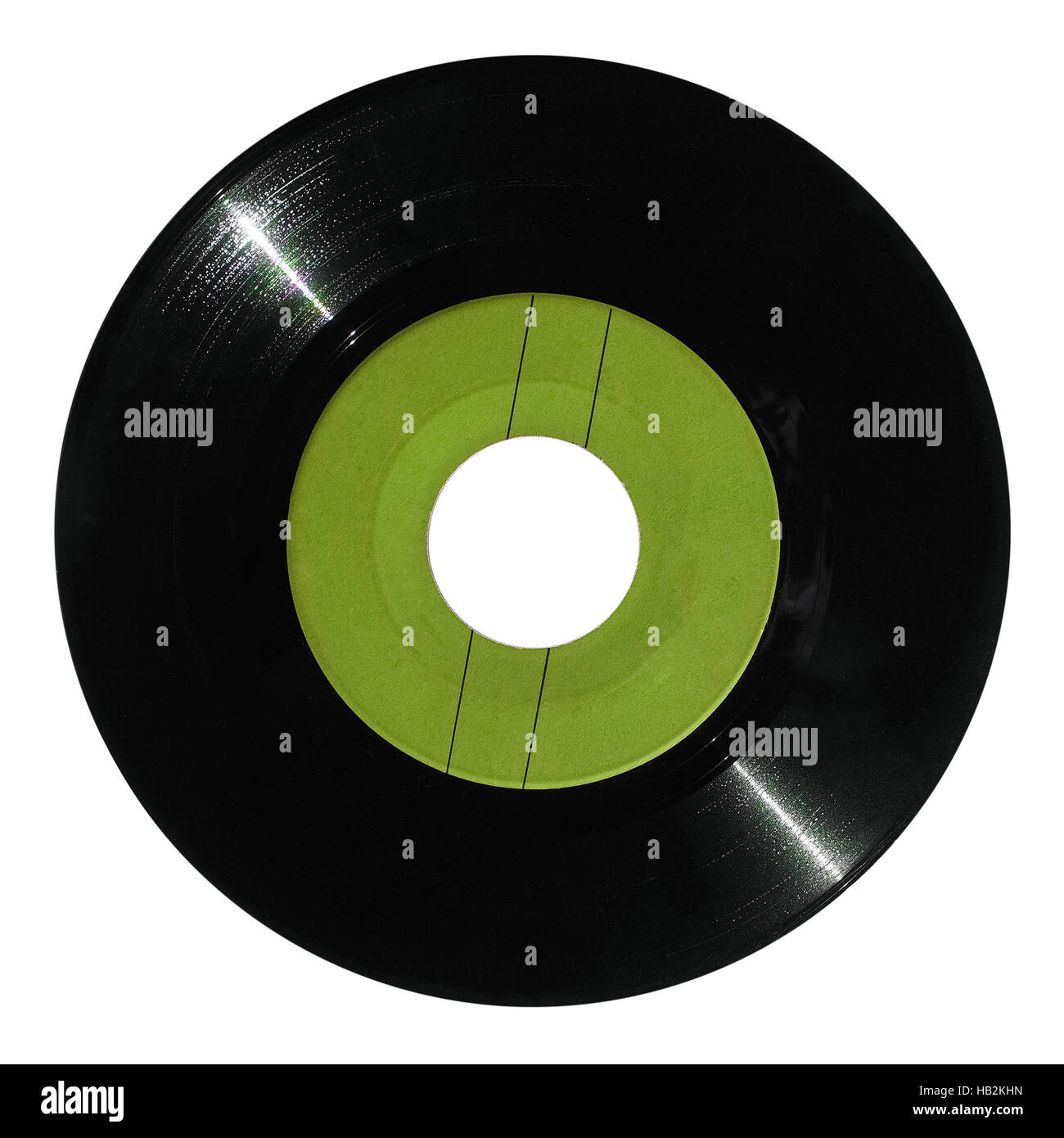 Green vinyl record Stock Photo Alamy