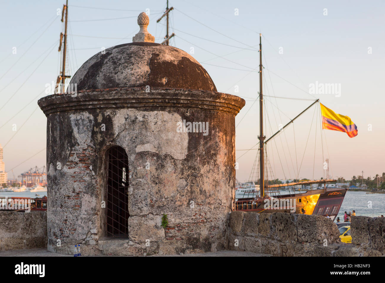 Historical monument in Cartagena, Colombia Stock Photo
