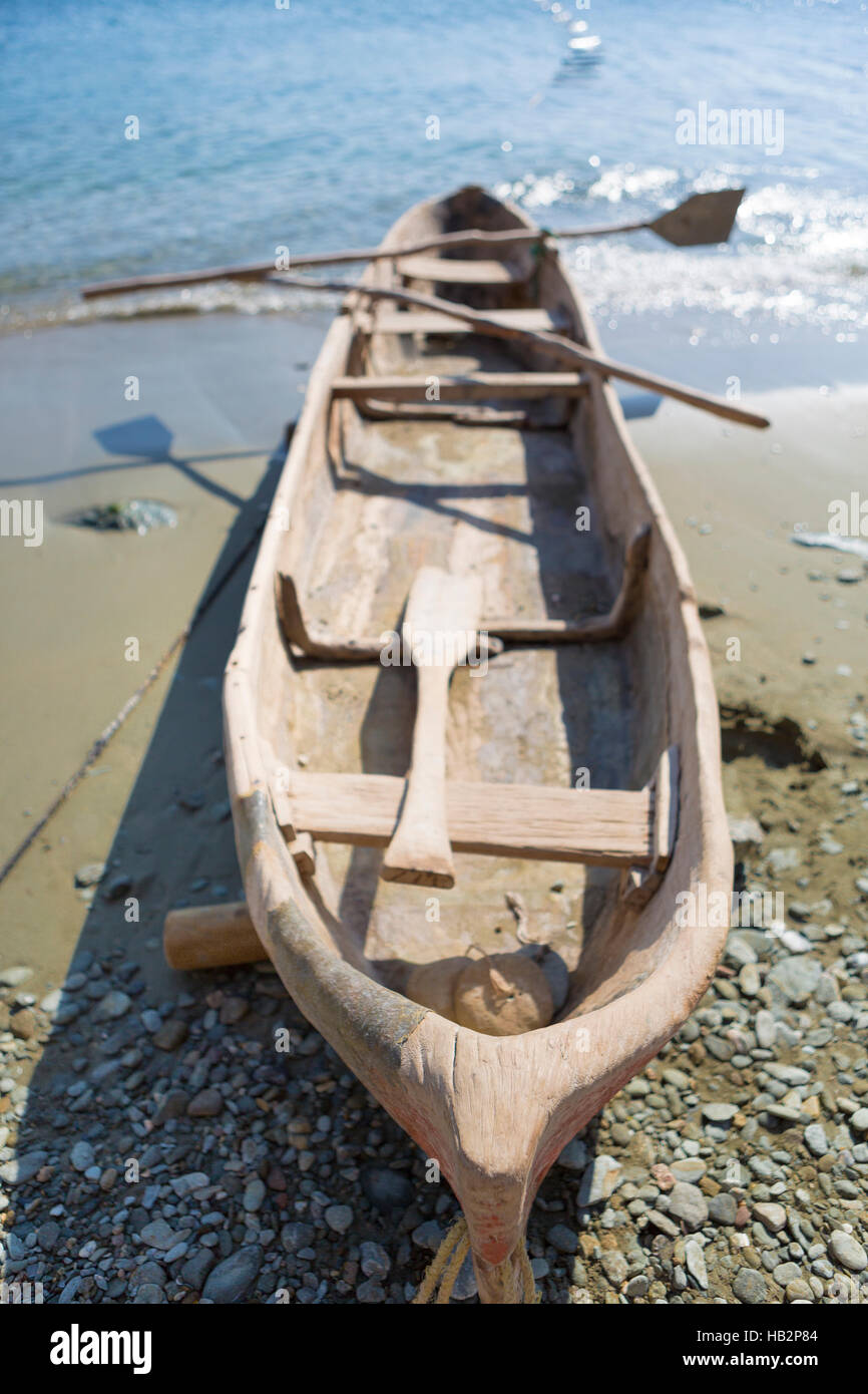 Traditional Small Wooden Fishing Boat On The Shore. by Stocksy Contributor  Kkgas - Stocksy