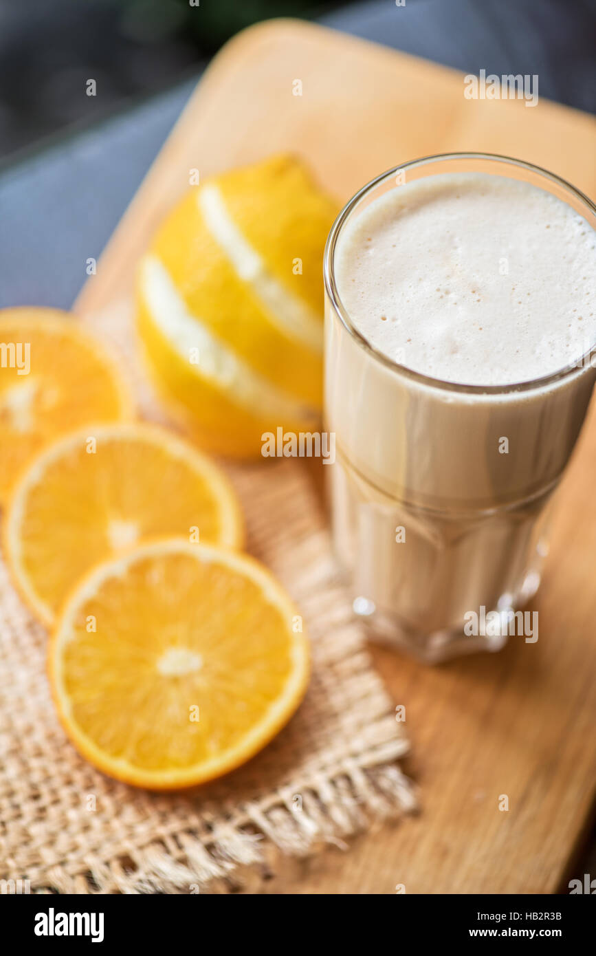 coffee raf with citrus Stock Photo - Alamy