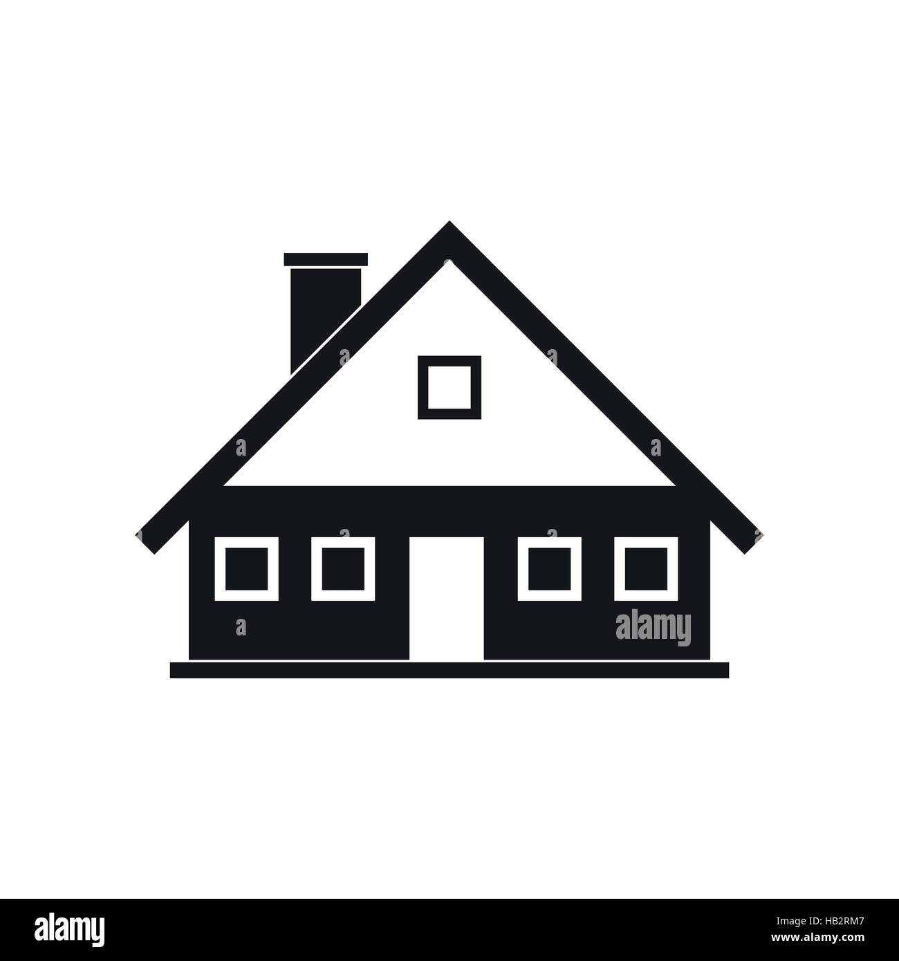 Cottage black simple icon Stock Vector Image & Art - Alamy