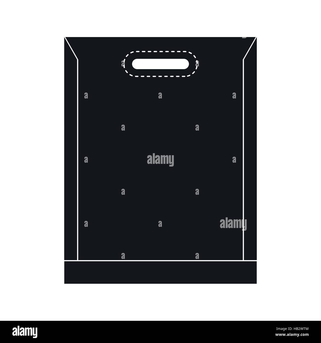 Blank plastic bag icon Stock Vector Image & Art - Alamy