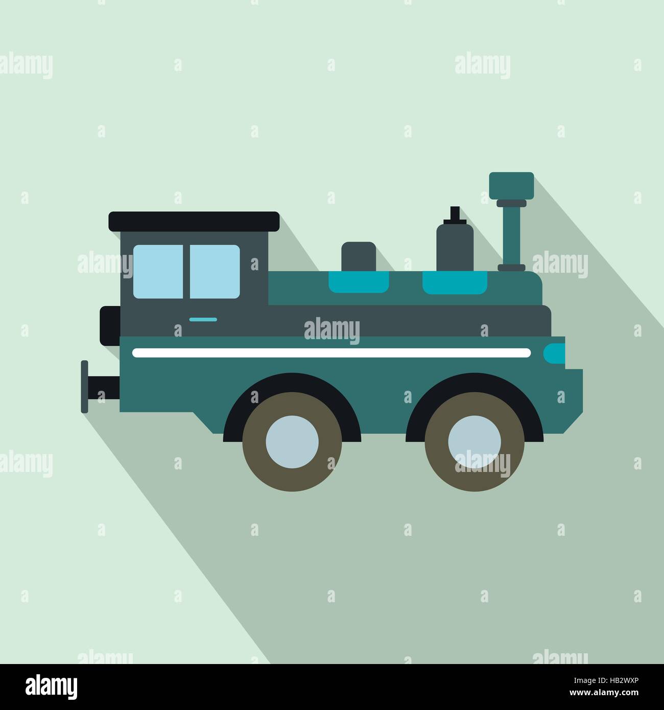 Train locomotive flat icon Stock Vector Image & Art - Alamy