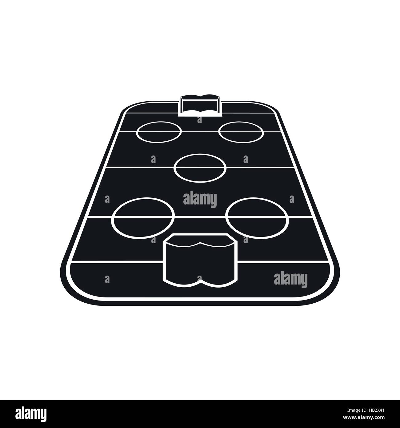 Ice hockey rink icon Stock Vector Image & Art - Alamy