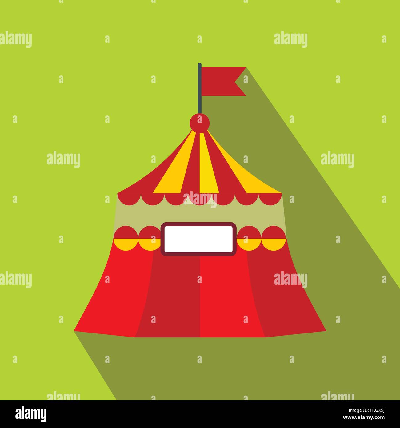 Circus tent flat icon Stock Vector Image & Art - Alamy