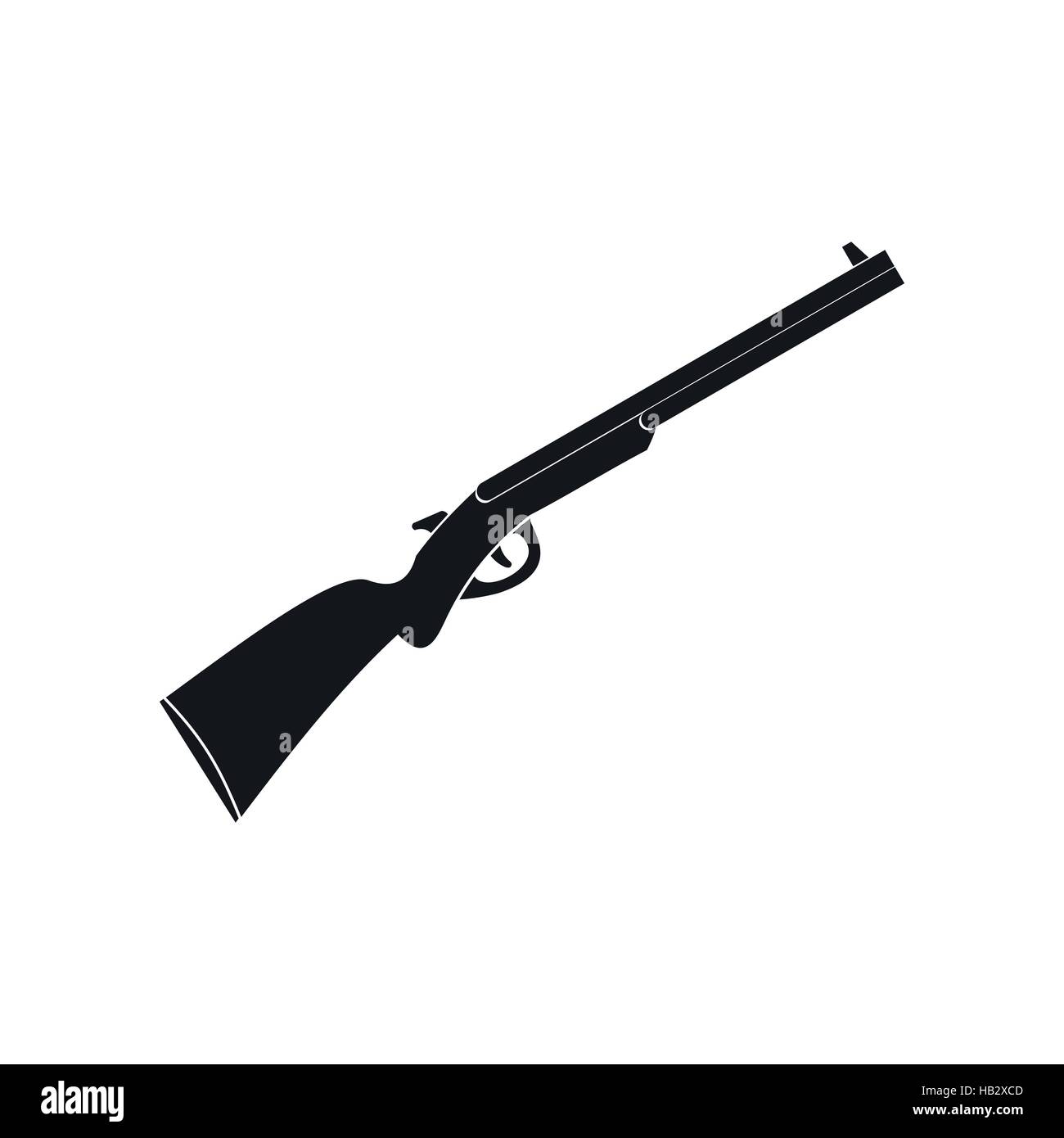 Hunting shotgun black simple icon Stock Vector Image & Art - Alamy