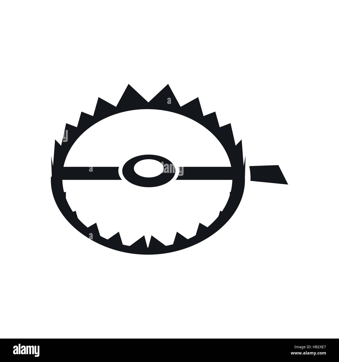 Sharp metal trap icon Stock Vector Image & Art - Alamy