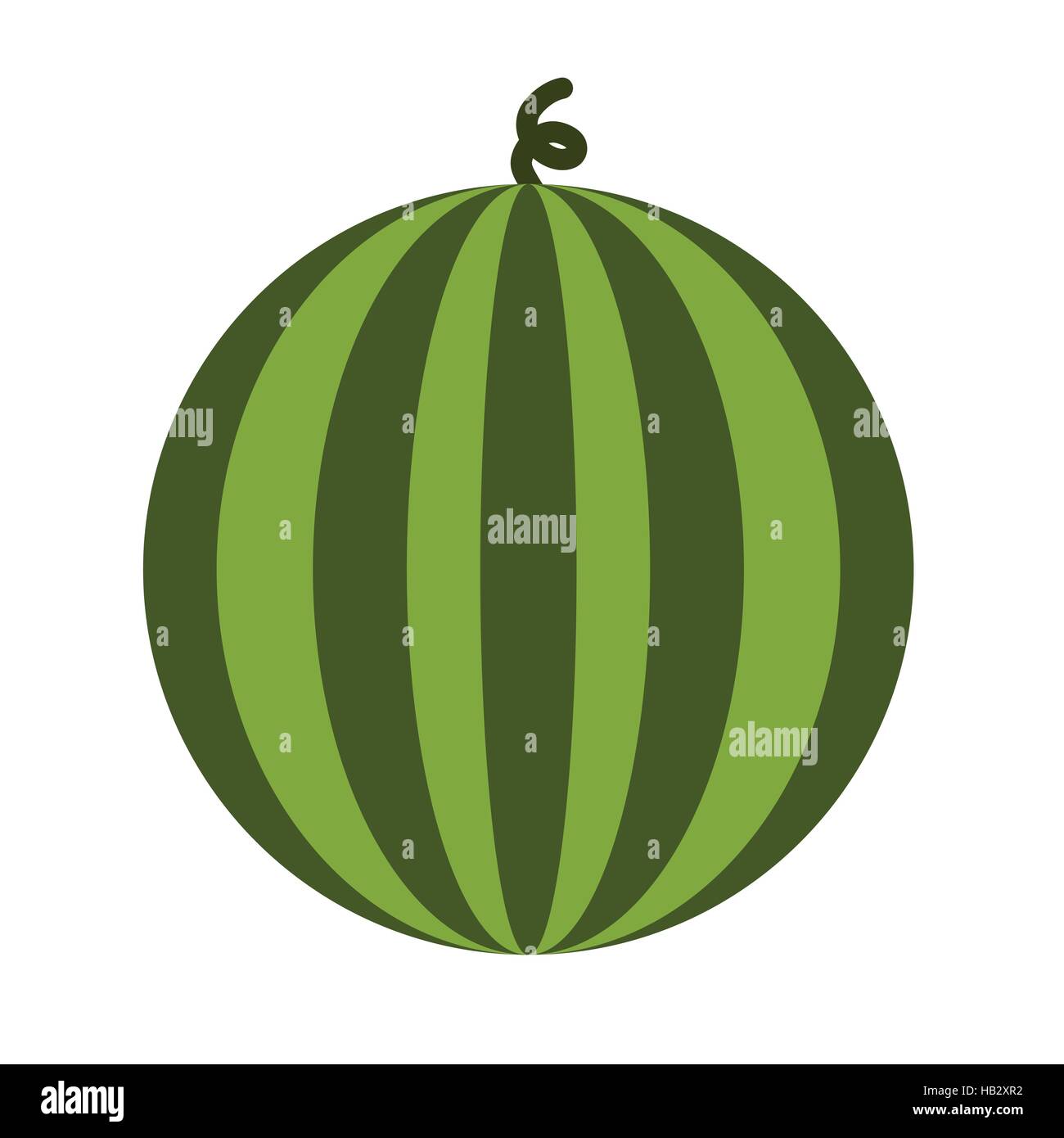 Watermelon flat icon Stock Vector Image & Art - Alamy