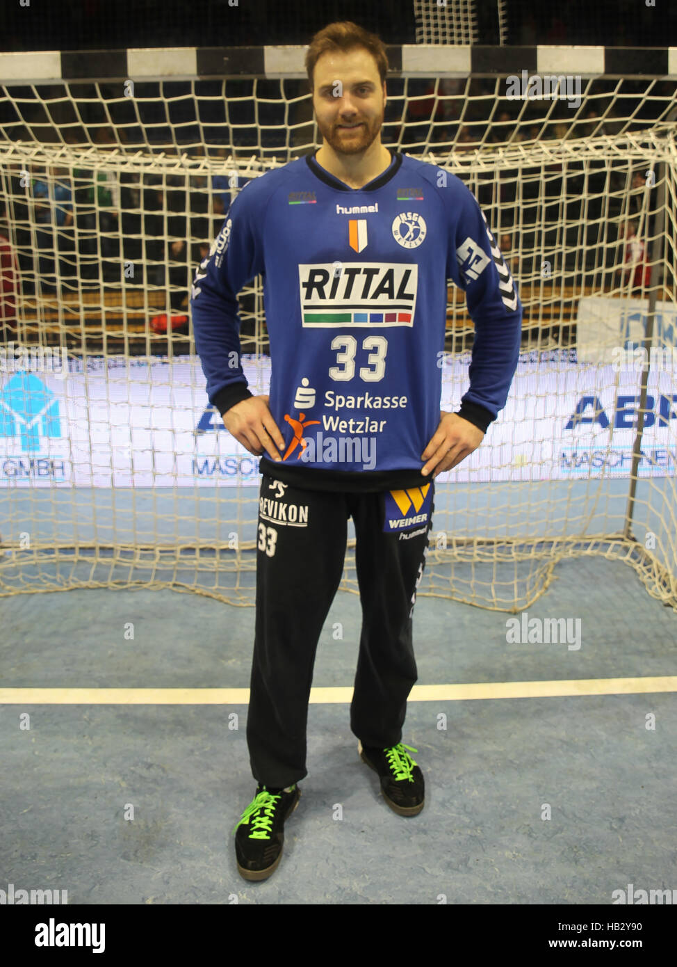 Andreas Wolff (HSG Wetzlar) Stock Photo