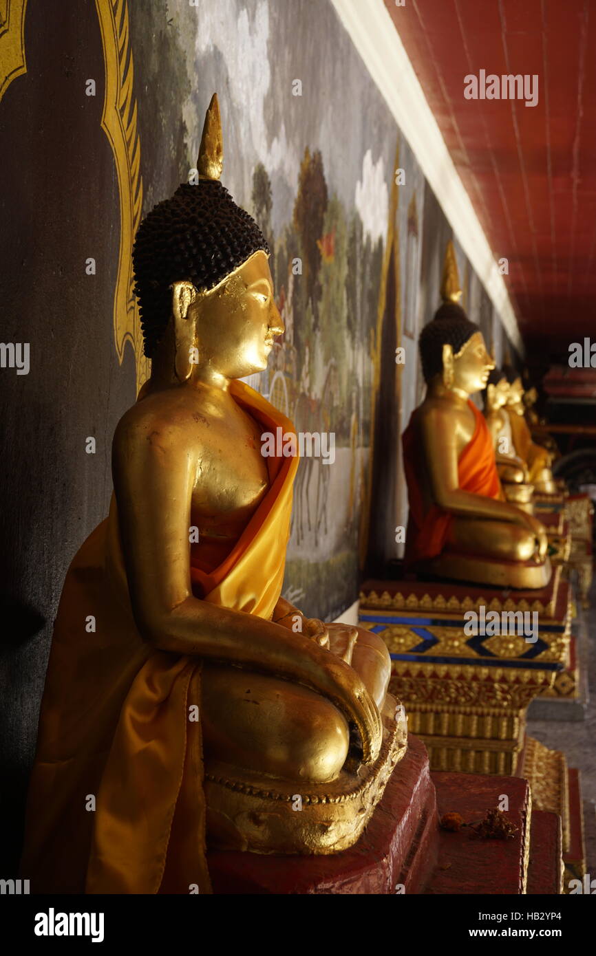 statues of Buddha at Wat Phra That Doi Suthep, Chiang Mai, Thailand Stock Photo