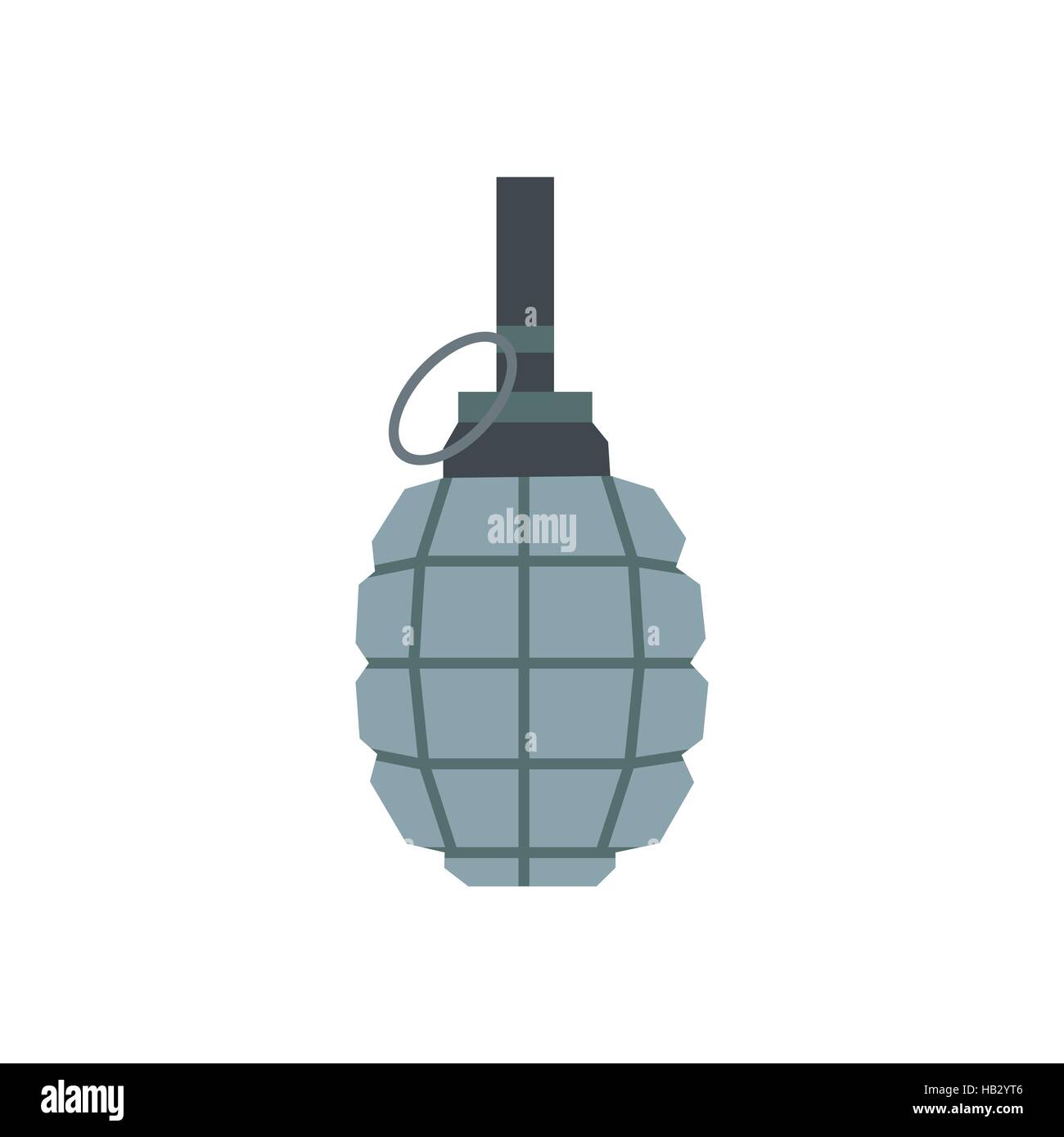 Hand grenade flat icon Stock Vector Image & Art - Alamy