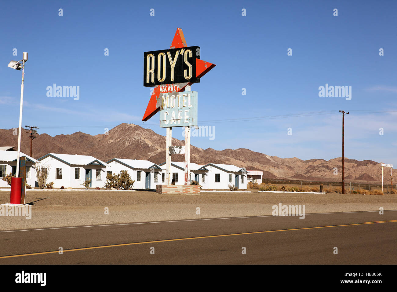 roy's motel Stock Photo