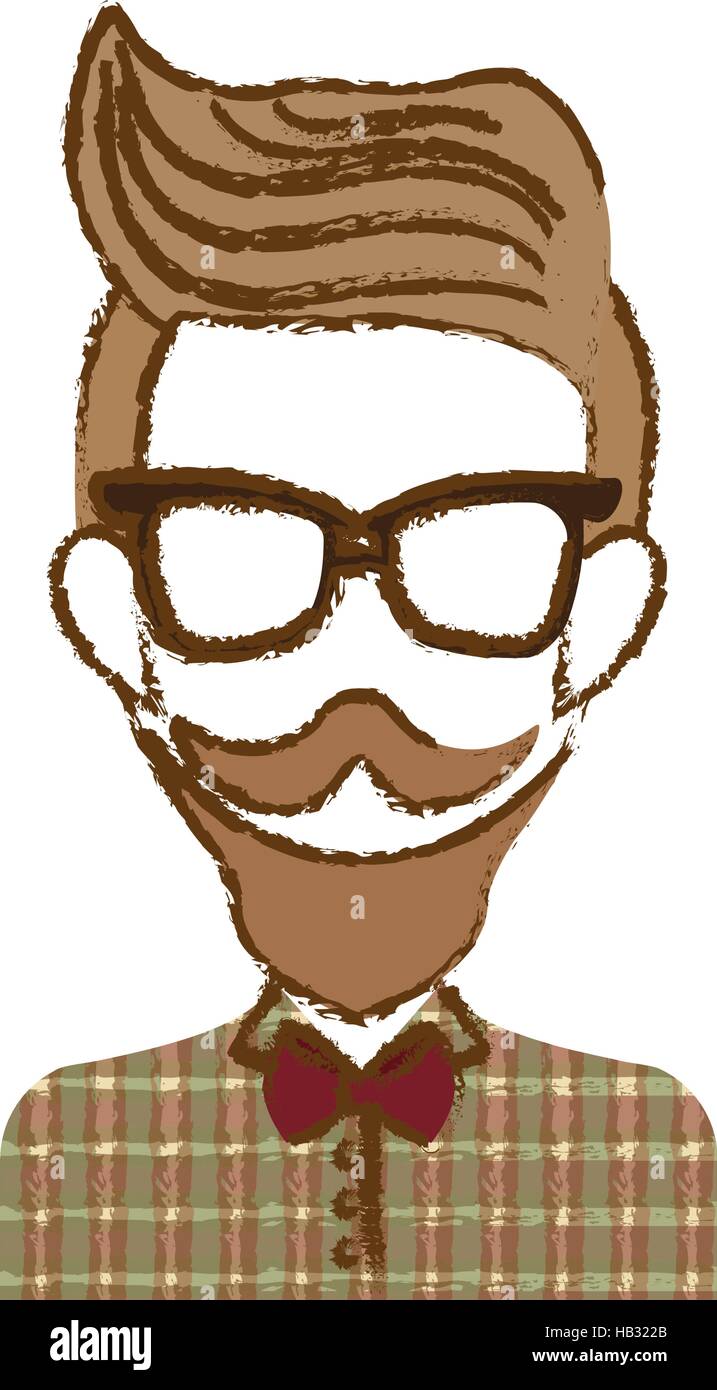 hipster man icon image vector illustration design Stock Vector Image ...