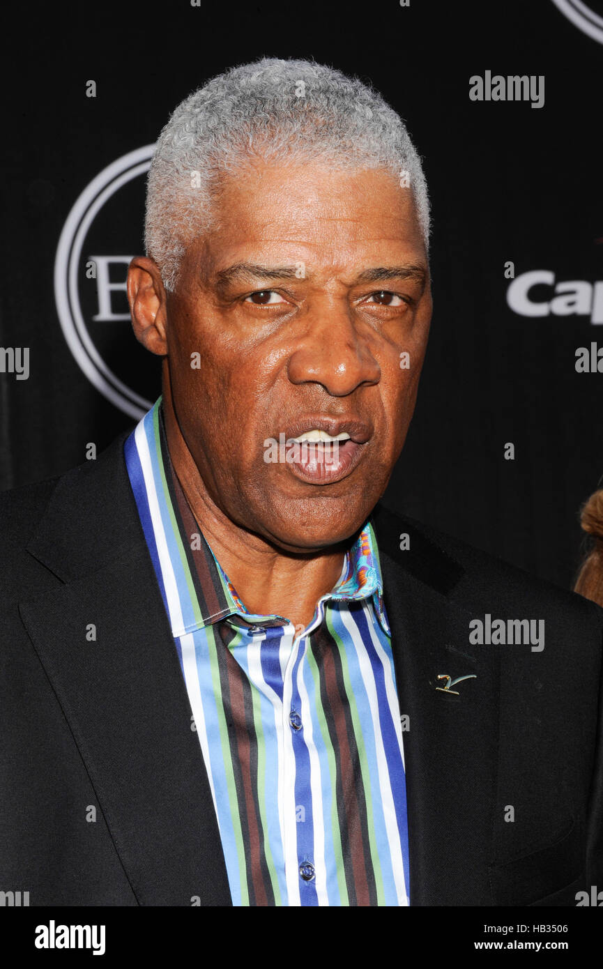 Julius Erving aka Dr. J arrives at the 2014 ESPY Awards at Nokia