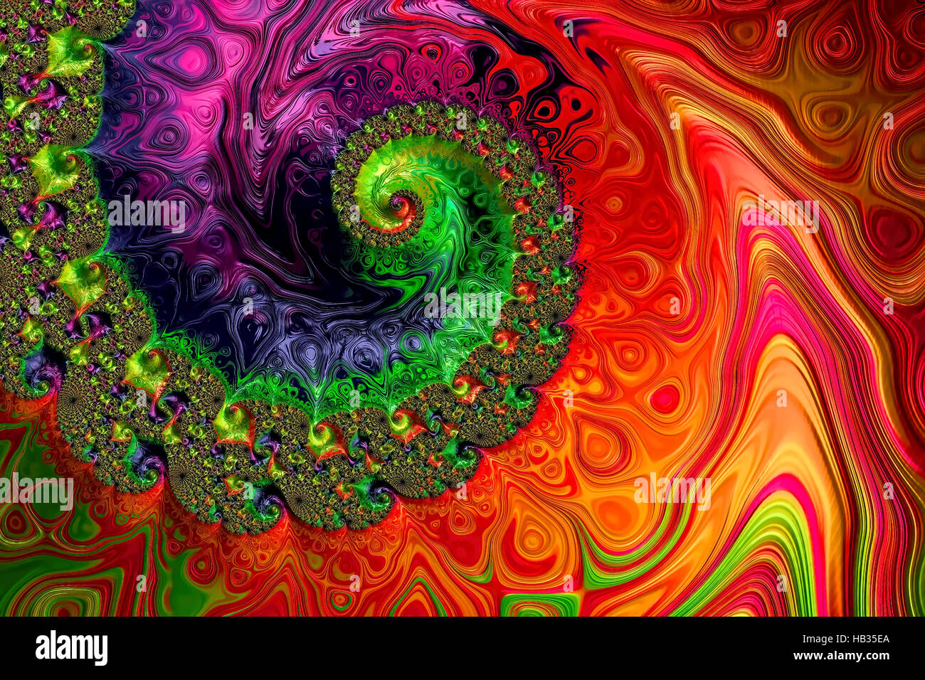 Spiral background - abstract digitally generated image Stock Photo - Alamy