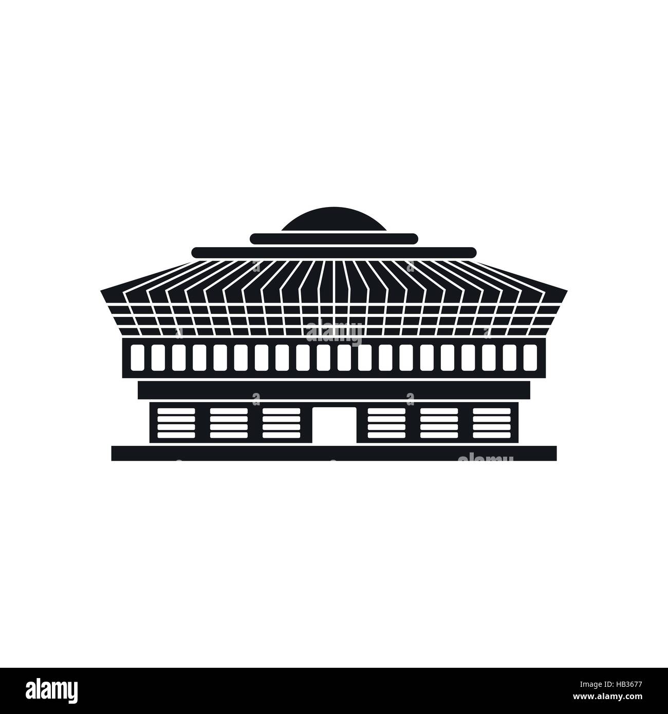 Airport black simple icon Stock Vector Image & Art - Alamy