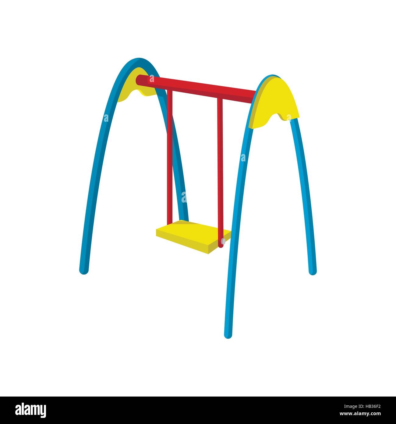 Swing cartoon icon Stock Vector Image & Art Alamy