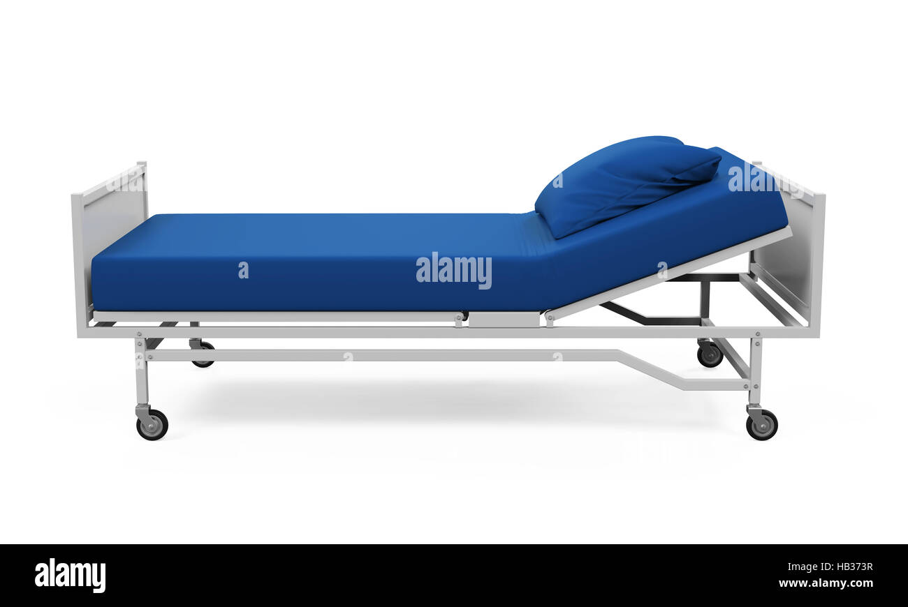 Hospital Bed Isolated Stock Photo Alamy