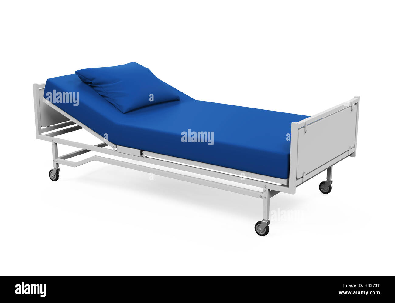 Hospital Bed Isolated Stock Photo Alamy