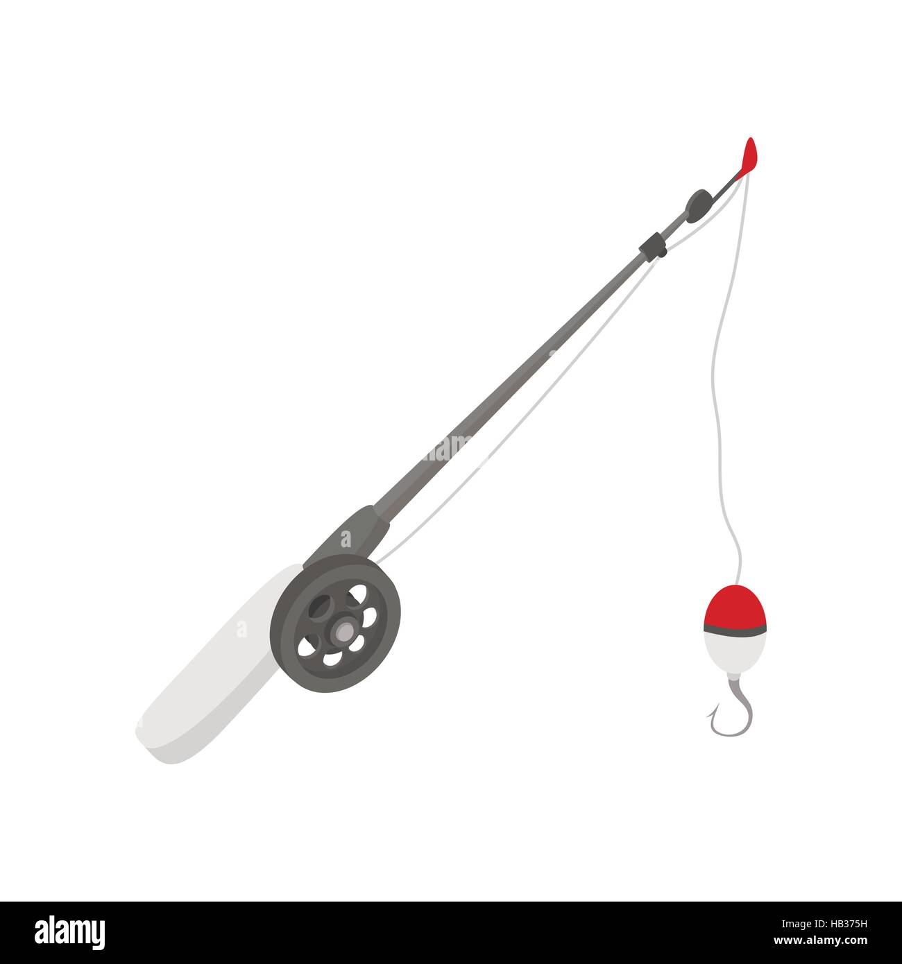 Fishing rod cartoon icon Stock Vector Image & Art - Alamy