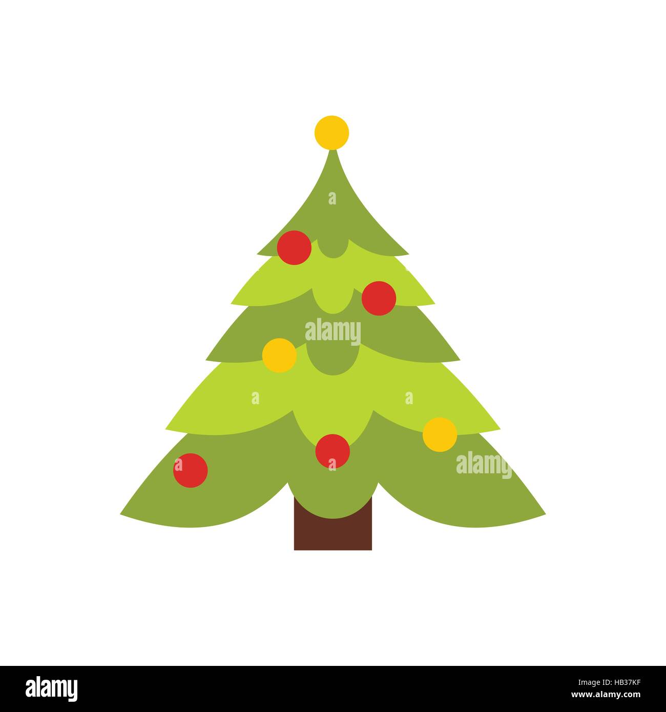 Illuminated christmas tree interior Stock Vector Images - Alamy