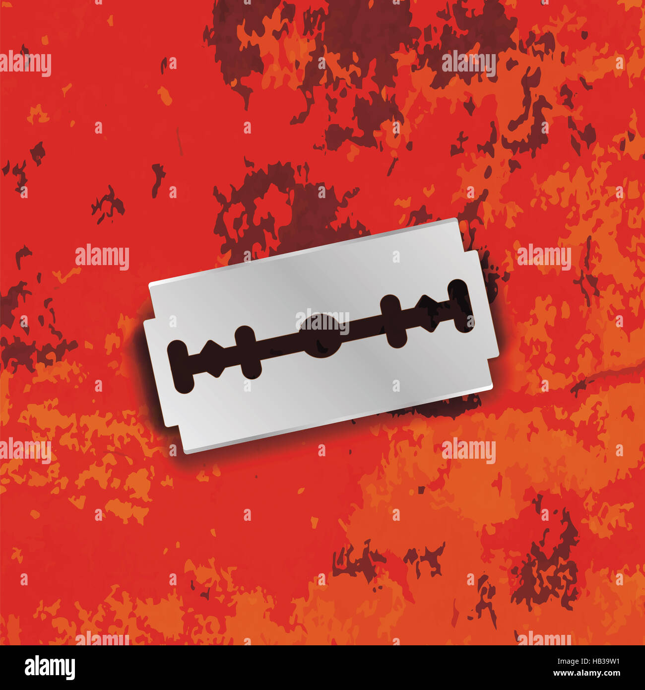 Razor Blade Icon Stock Photo Alamy